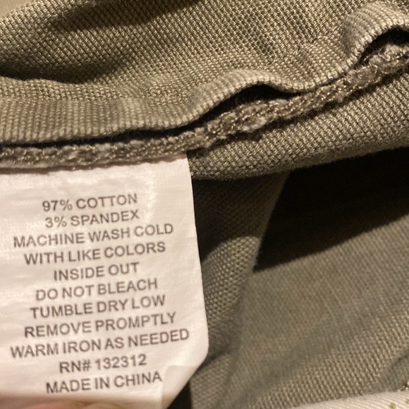 Howler Brothers Frontside 5 Pocket Pants Cotton Oregano Olive Size W30 x L28 - Picture 5 of 10